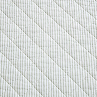 Thumbnail 5: Laura Ashley Laura Ashley Oxford Stripe Reversible Quilt Set 