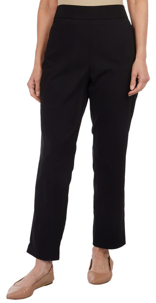 Thumbnail 1: Coral Bay Coral Bay Womens 30 in. Solid Tummy Control Pocket Pant 