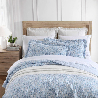 Thumbnail 14: Laura Ashley Laura Ashley Quartet Microfiber Reversible Quilt Set 