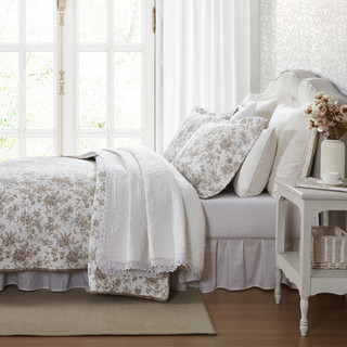 Thumbnail 10: Laura Ashley Laura Ashley Walled Garden Reversible Quilt Set 
