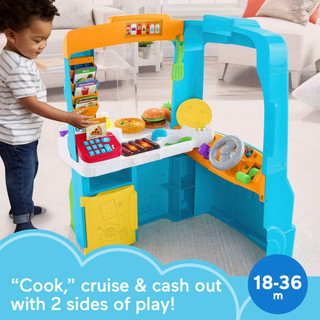 Thumbnail 2: FISHER PRICE Fisher-Price Laugh & Learn Servin Up Fun Food Truck 