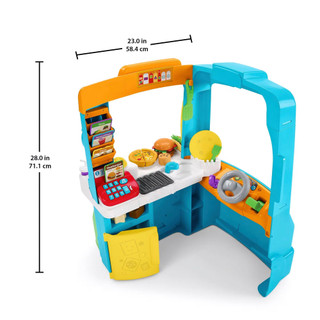 Thumbnail 6: FISHER PRICE Fisher-Price Laugh & Learn Servin Up Fun Food Truck 