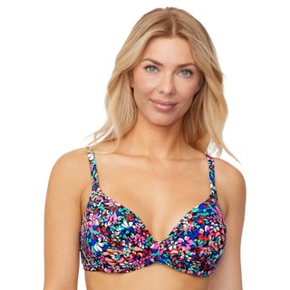 Thumbnail 1: Leilani Leilani Womens Floral Gemini Bikini Swim Top 