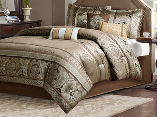 Thumbnail 2: Madison Park Madison Park Bellagio 7-pc. Comforter Set 