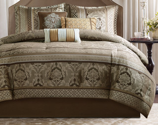 Thumbnail 5: Madison Park Madison Park Bellagio 7-pc. Comforter Set 