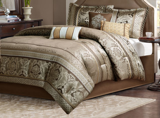 Thumbnail 3: Madison Park Madison Park Bellagio 7-pc. Comforter Set 