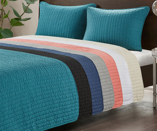 Thumbnail 25: Madison Park Madison Park Keaton Coverlet Set 