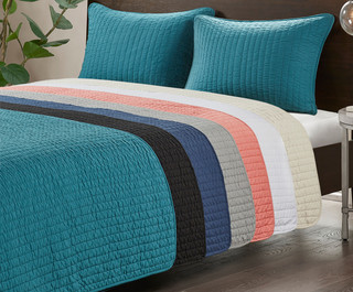 Thumbnail 27: Madison Park Madison Park Keaton Coverlet Set 