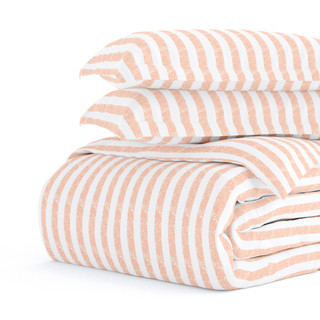 Thumbnail 10: Home Collections Home Collections Premium Soft Rugged Stripes Duvet Cover Set 
