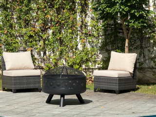 Thumbnail 1: HEAT MAXX Heat Maxx 31.5 in. Multi Function Fire Pit 