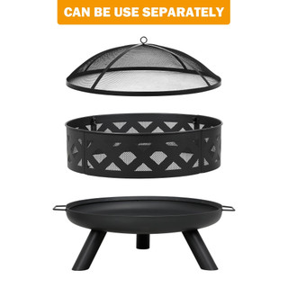 Thumbnail 19: HEAT MAXX Heat Maxx 31.5 in. Multi Function Fire Pit 