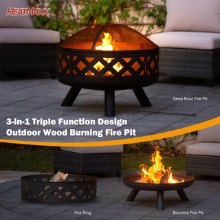 Thumbnail 20: HEAT MAXX Heat Maxx 31.5 in. Multi Function Fire Pit 