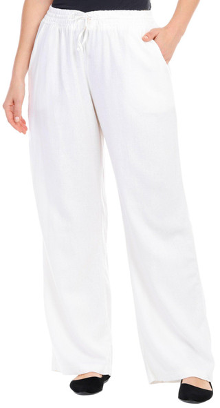 Thumbnail 3: Blue Sol Blue Sol Womens Pull On Solid Wide Leg Pant 