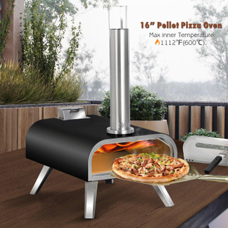Thumbnail 17: MASTER COOK Master Cook 16 in. Portable Pellet Pizza Oven 