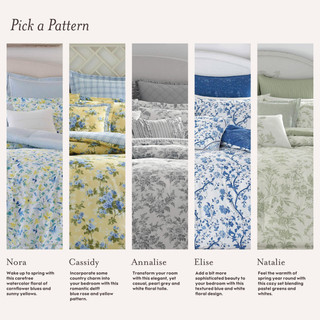 Thumbnail 33: Laura Ashley Laura Ashley Branch Toile Duvet Cover Set 