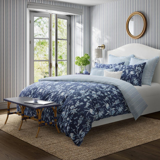 Thumbnail 4: Laura Ashley Laura Ashley Branch Toile Duvet Cover Set 