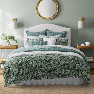 Thumbnail 1: Laura Ashley Laura Ashley Bramble Floral 7 Pc. Duvet Cover Set 