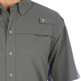 Thumbnail 2: REEL LEGENDS Reel Legends Mens Solid Mariner Short Sleeve Shirt 