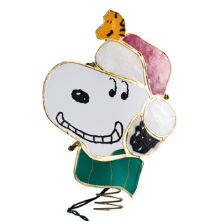 Thumbnail 1: Peanuts Peanuts 9-Inch Snoopy Lighted Treetop 