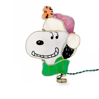 Thumbnail 2: Peanuts Peanuts 9-Inch Snoopy Lighted Treetop 