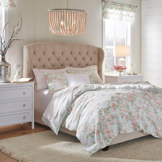 Thumbnail 6: Laura Ashley Laura Ashley Madelynn Floral Duvet Cover Set 