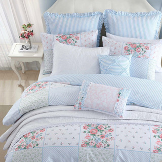 Thumbnail 16: Laura Ashley Laura Ashley Hope Patchwork Duvet Cover Set 