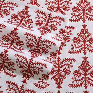 Thumbnail 9: Eddie Bauer Jolly Trees Flannel Sheet Set 