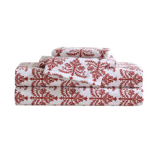 Thumbnail 7: Eddie Bauer Jolly Trees Flannel Sheet Set 