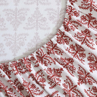 Thumbnail 16: Eddie Bauer Jolly Trees Flannel Sheet Set 