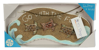 Thumbnail 1: T.I. Design T.I. Design 14x6 Go With The Flow Hanging Wall Accent 