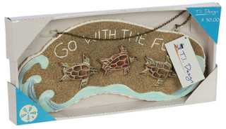Thumbnail 2: T.I. Design T.I. Design 14x6 Go With The Flow Hanging Wall Accent 