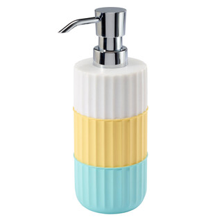 Thumbnail 1: IZOD Izod Clubhouse Aqua Stripe Soap Dispenser/Lotion Pump 