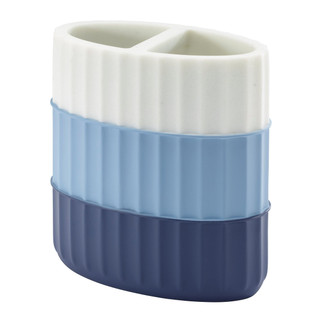 Thumbnail 1: IZOD Izod Clubhouse Blue Stripe Toothbrush Holder 