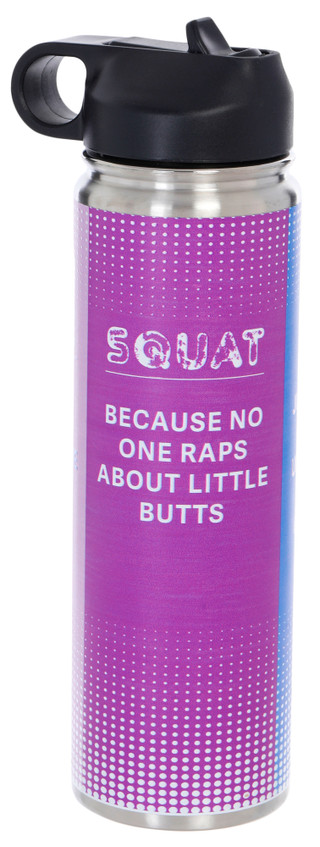 Thumbnail 1: Meteor Meteor 22 oz. Squat Run Lunge Water Bottle 