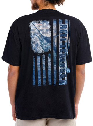 Thumbnail 1: REEL LEGENDS Reel Legends Mens US Marlin Work T-Shirt 