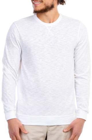 Thumbnail 3: Tackle & Tides Tackle & Tides Mens Solid Slub Knit Long Sleeve Shirt 