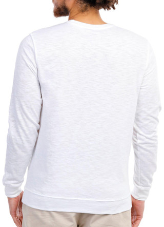 Thumbnail 2: Tackle & Tides Tackle & Tides Mens Solid Slub Knit Long Sleeve Shirt 