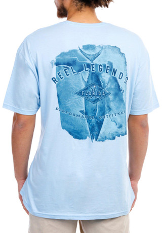 Thumbnail 1: REEL LEGENDS Reel Legends Mens Performance Outfitters T-Shirt 