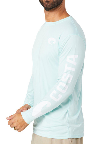 Thumbnail 3: COSTA Costa Mens Tech Crew Long Sleeve Shirt 
