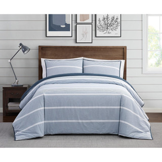 Thumbnail 1: Brooklyn Loom Brooklyn Loom Niari Stripe Duvet Cover Set 