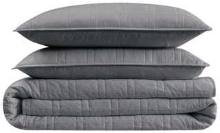 Thumbnail 13: CANNON Cannon Square Quilt Set 