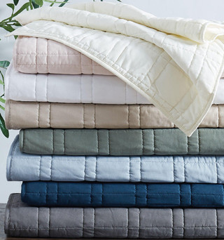 Thumbnail 11: CANNON Cannon Square Quilt Set 
