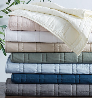 Thumbnail 12: CANNON Cannon Square Quilt Set 