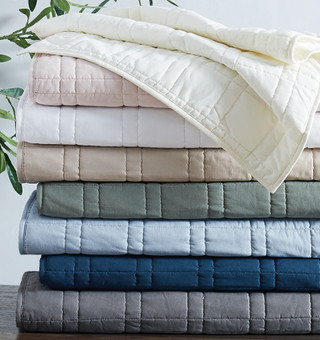 Thumbnail 7: CANNON Cannon Square Quilt Set 