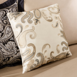 Thumbnail 16: Madison Park Madison Park Aubrey Black 12-pc. Comforter Set 