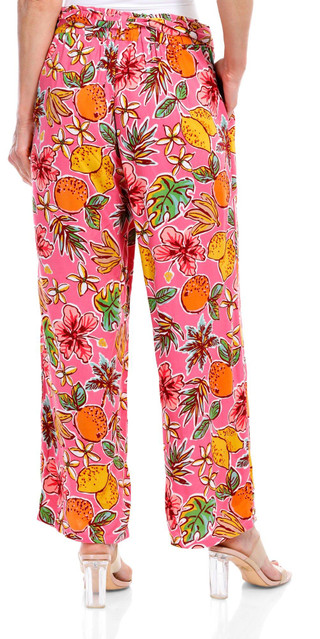 Thumbnail 2: BUNULU Bunulu Womens Print Wide Leg Pull On Pants 