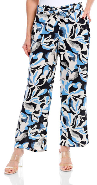 Thumbnail 3: BUNULU Bunulu Womens Print Wide Leg Pull On Pants 