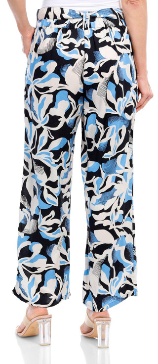 Thumbnail 2: BUNULU Bunulu Womens Print Wide Leg Pull On Pants 