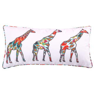 Thumbnail 1: Levtex Home Mirage Three Giraffes Decorative Pillow 
