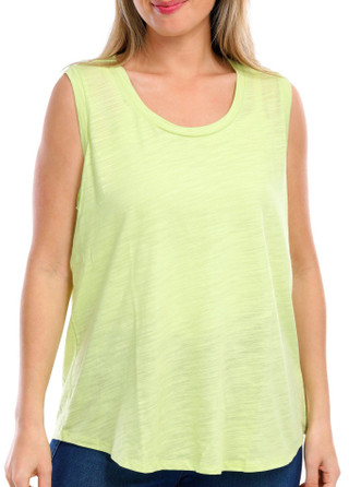 Thumbnail 1: Blue Sol Blue Sol Petite Solid Luxey Tank Top 